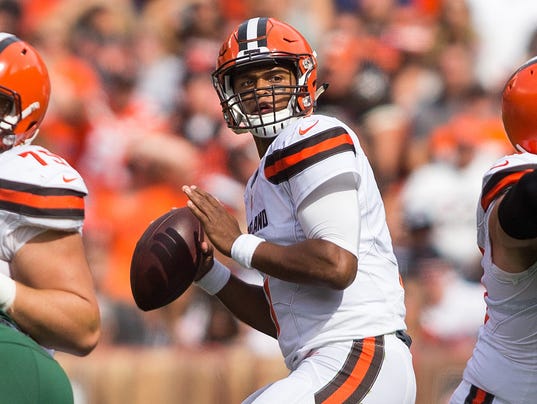 USP NFL: NEW YORK JETS AT CLEVELAND BROWNS S FBN CLE NYJ USA OH