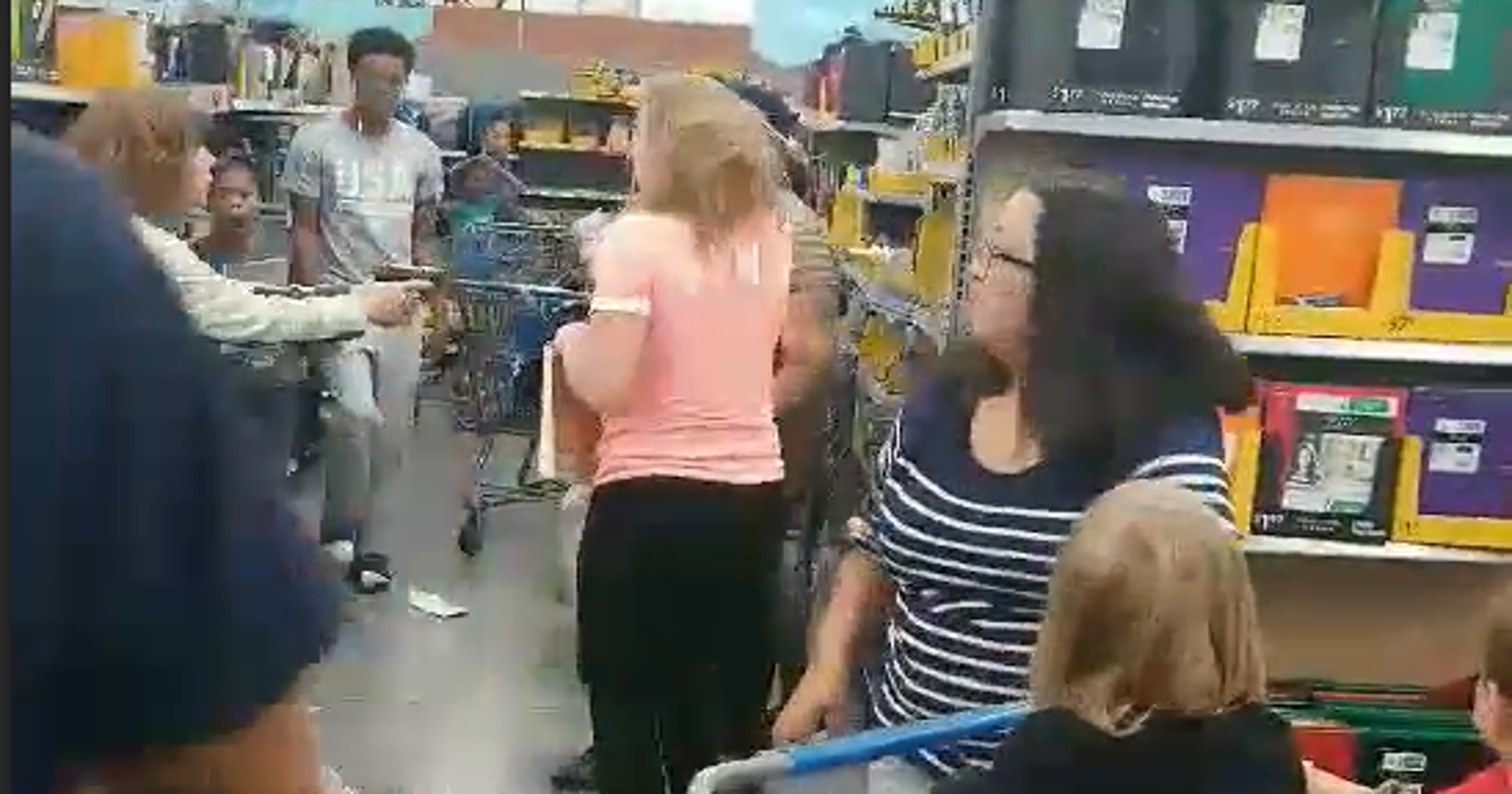 WATCH: Woman pulls gun during fight at Novi Walmart