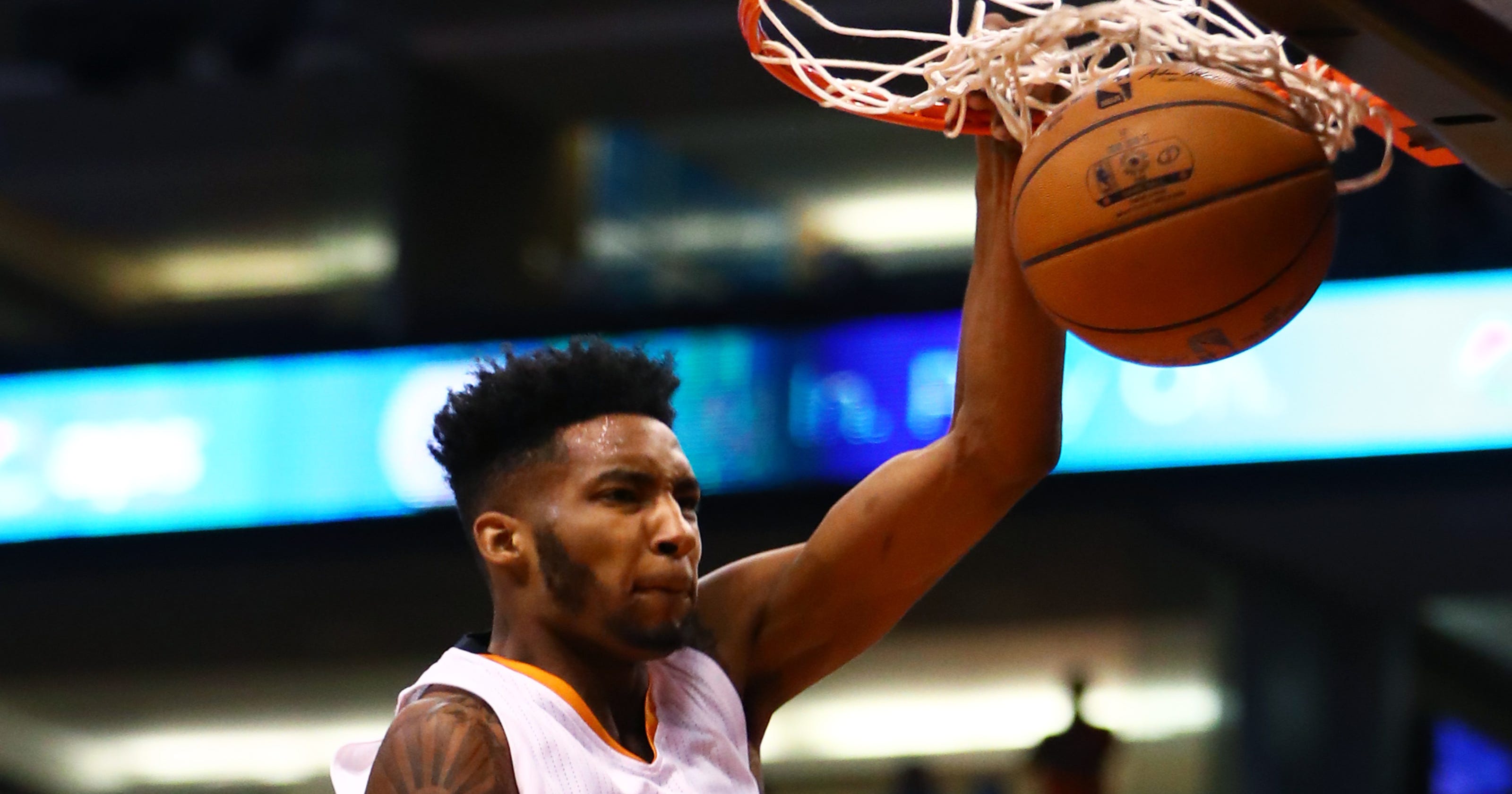 Derrick Jones Jr Suns . Suns' Derrick Jones Jr. keeps dunk contest plans secret