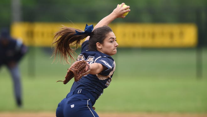NV/Old Tappan senior pitcher Julie Rodriguez and the Golden Knights won the North 1, Group 3 title and are now two victories away from a state championship.