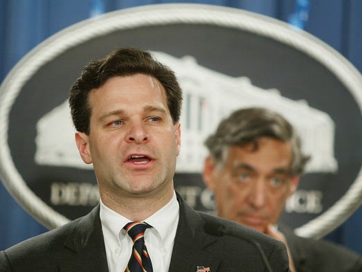 Assistant Attorney General Christopher Wray announces