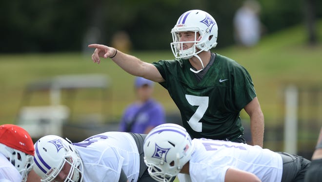 Furman plays at The Citadel Saturday at 6 p.m. During the Paladins last trip to Citadel in 2014, quarterback P.J. Blazejowski (7) broke the school record for total offense with 382 yards.