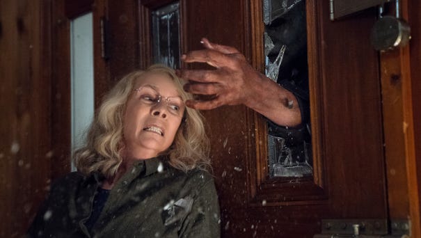 Jamie Lee Curtis reprises her role as Laurie...