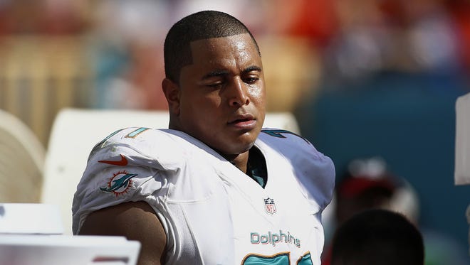 Jonathan Martin's return to the Dolphins remains uncertain.