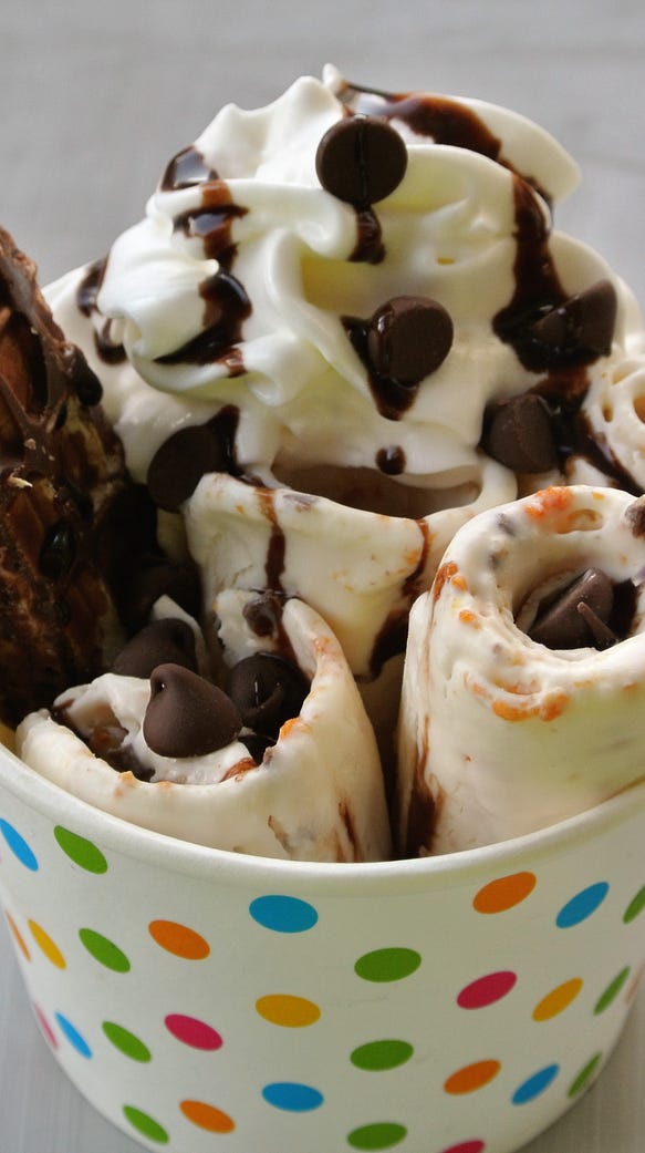 Details about downtown Greenville's new rolled ice cream shop