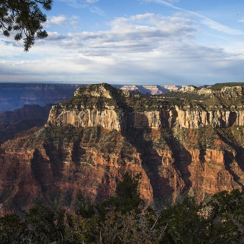 Most of the facilities on the North Rim of the...
