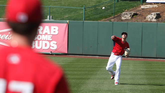 The Springfield Cardinals prepare for their season opener at home a week from Thursday at Hammons Field Sunday, April 3, 2016. Jason Connel / For the News-Leader