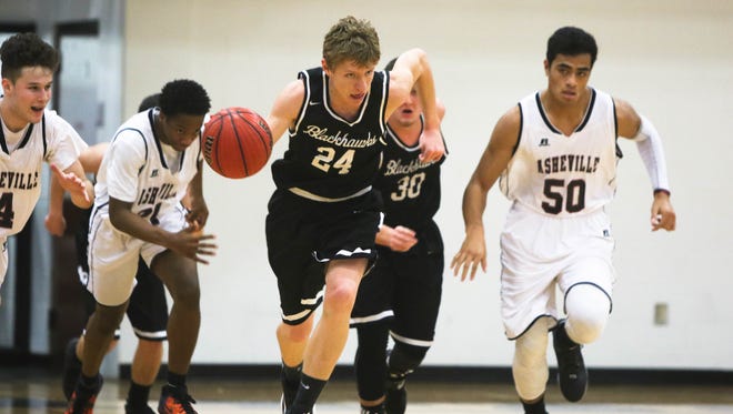 Ren Dyer scored 31 for North Buncombe in its season-opening win against Madison.