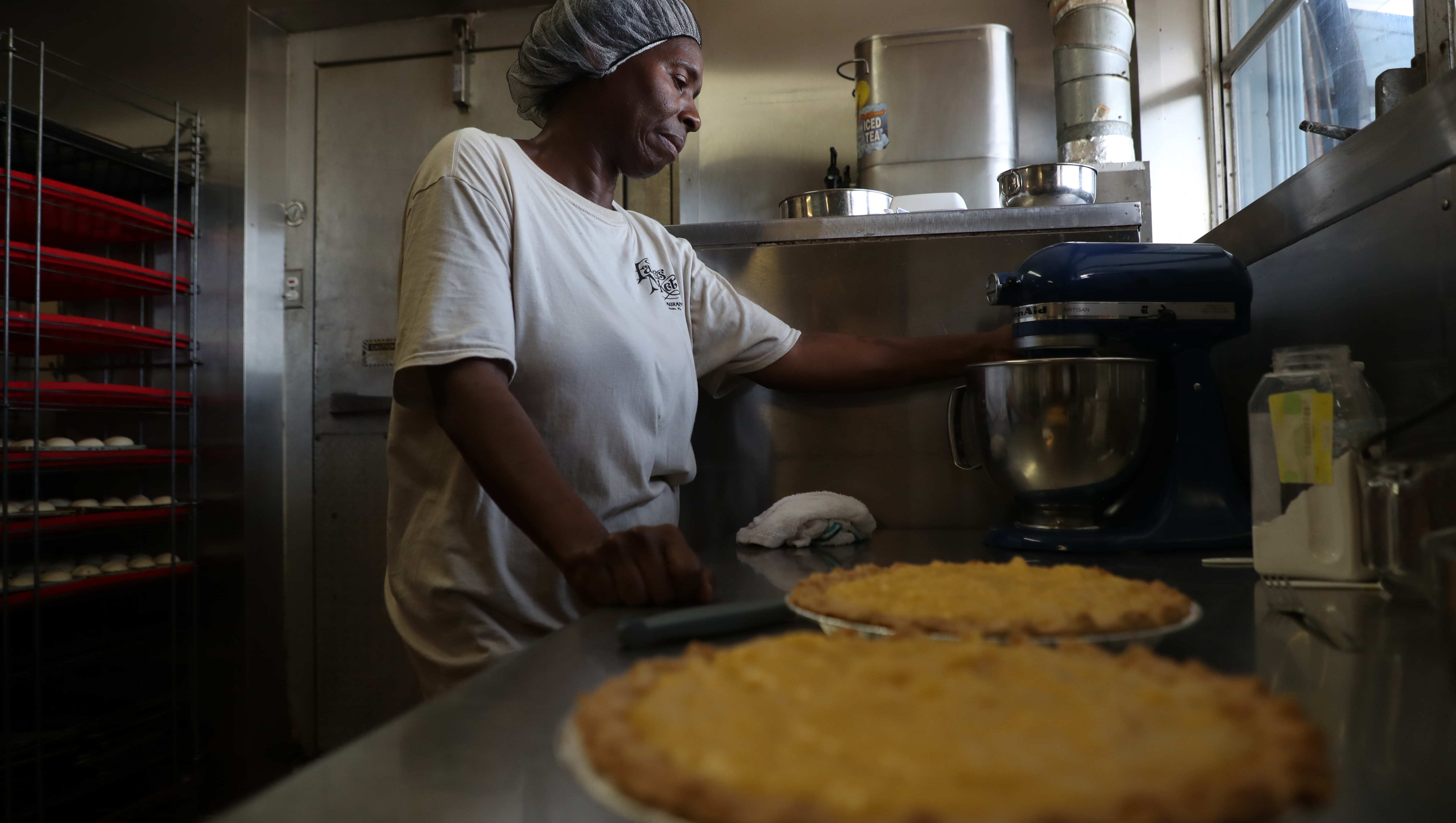 Christine Yelling from the Farmers Market in Fort Myers and formerly from Flora and Ella's in LaBelle has been making pies for decades. Some say the pies are 