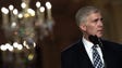 Gorsuch speaks in the East Room of the White House