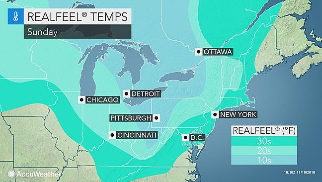A cold front will stick around the Lower Hudson Valley until at least Thursday