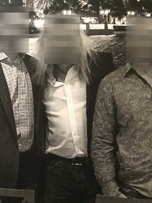 This photo shows the three men believed to be undercover FBI agents who used aliases and cover stories as part of an investigation in Tallahassee. Pictured from left are Mike Miller, Mike Sweet and Brian Butler. The Democrat decided to blur the physical characteristics of the men after discussions with the FBI.