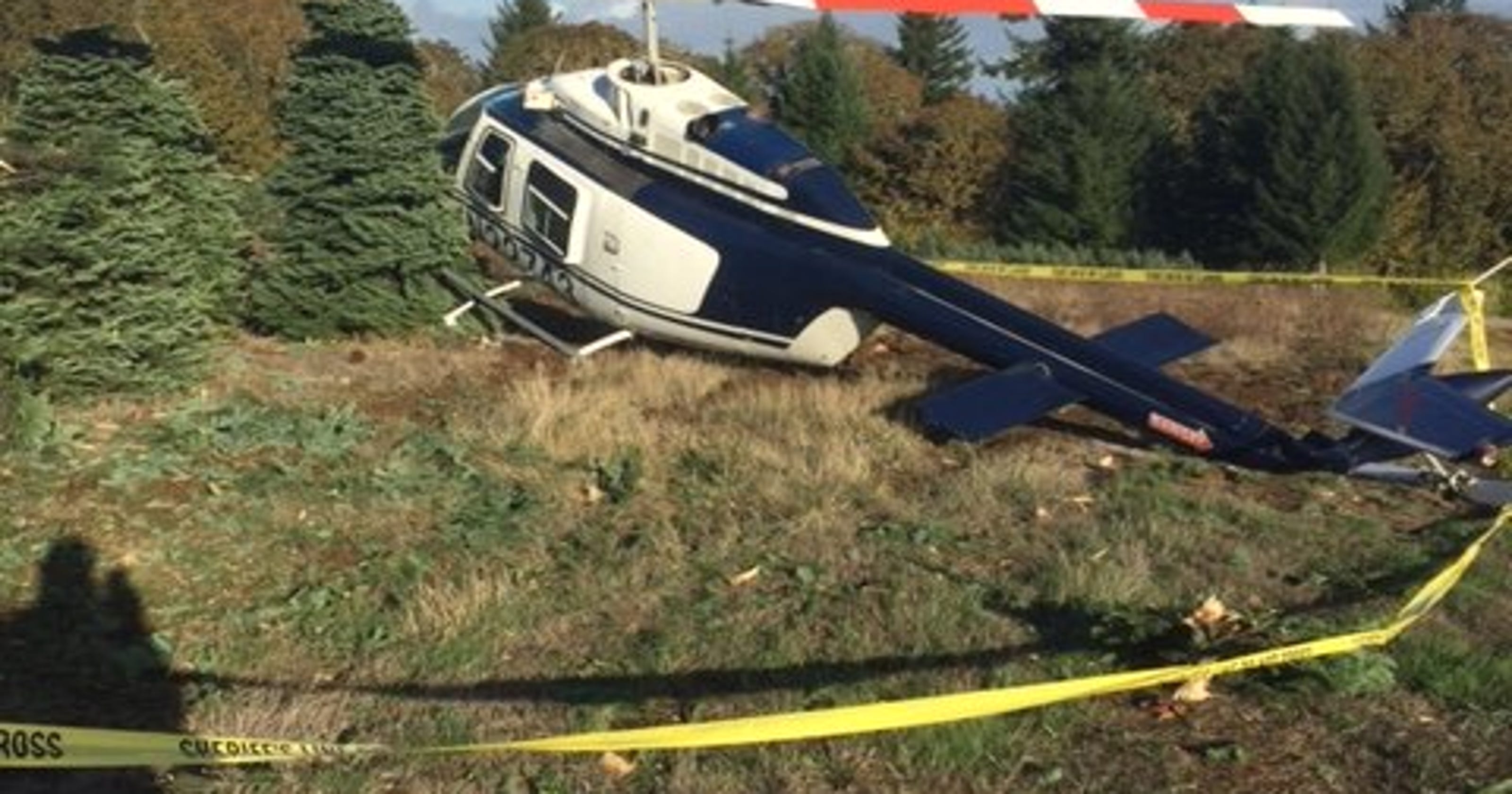 Helicopter crashes in Polk County