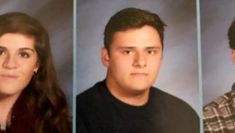 Wall Township High School junior Grant Berardo's T-shirt was digitally altered in the school's yearbook. He wore a Donald Trump campaign shirt for his portrait.