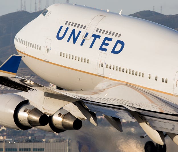 A United Airlines Boeing 747 is shown in this 2016 file photo.