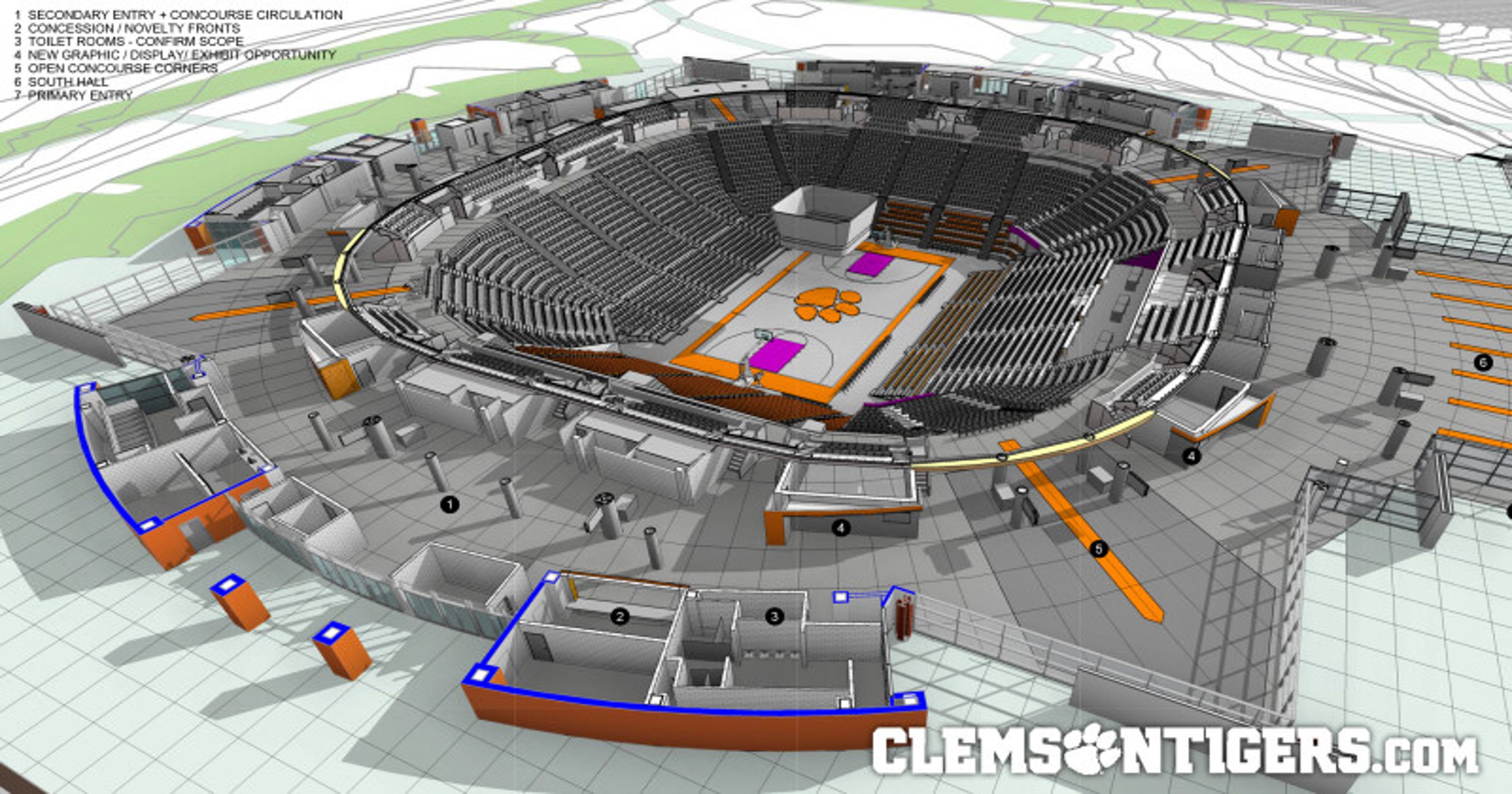 An inside look at the new Littlejohn Coliseum