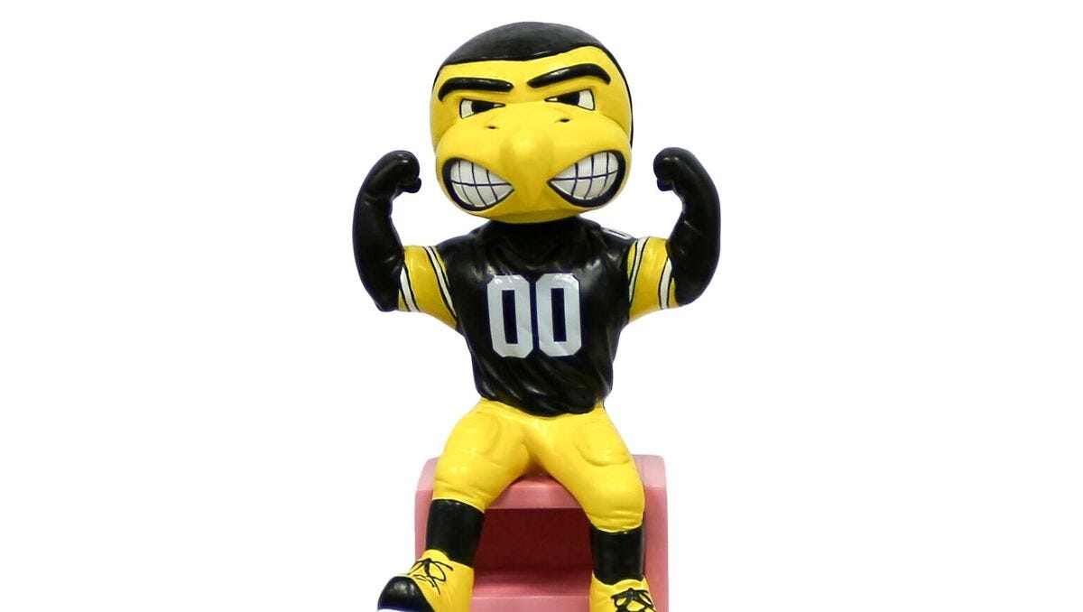 Hawkeyes Football Herky Bobblehead Showcases Kinnick