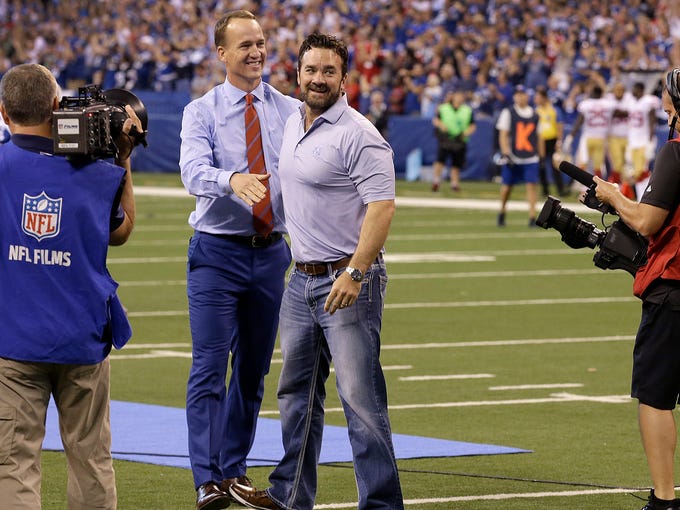 Peyton Manning's number is retired by the Indianapolis Colts