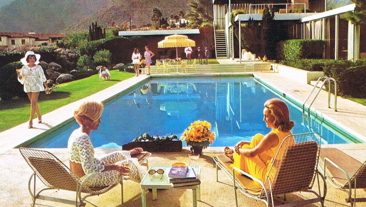 picture Kaufmann House Palm Springs Slim Aarons kaufmann house in palm springs on