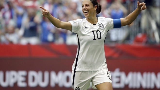 Delran native Carli Lloyd hopes to lead the U.S. soccer team to another gold medal.