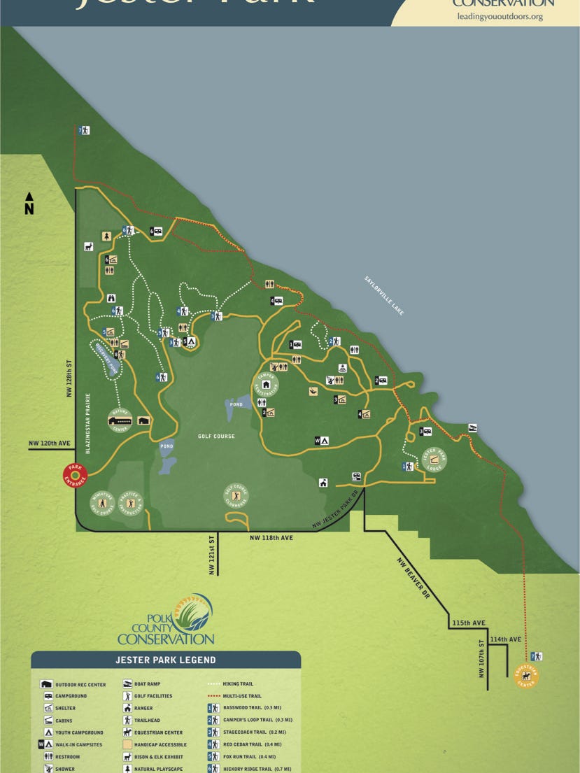 Jester Park Trail Map Polk County Conservation Nature Center Arrives After 62 Years