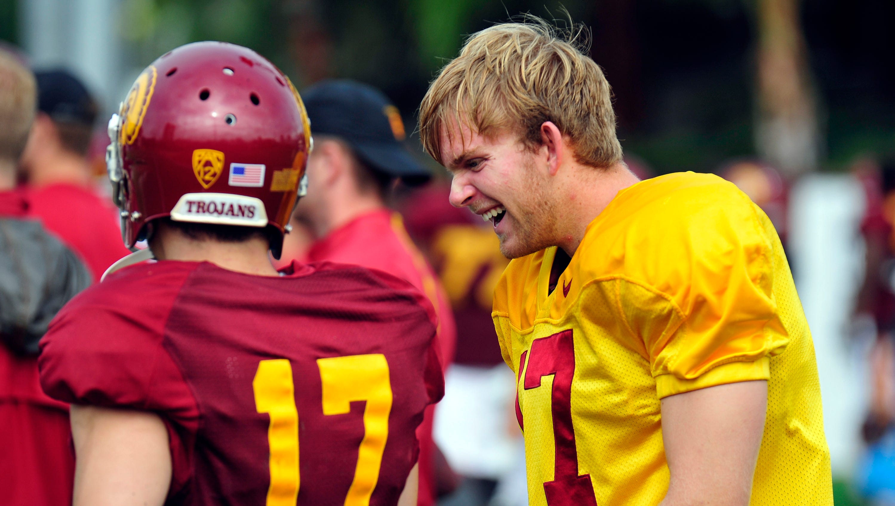 Blind Since 12 Jake Olson Sees A Path Onto The Football Field At Usc