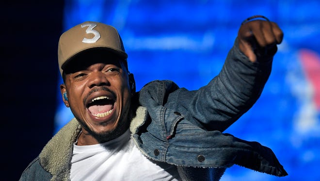 Chance the Rapper performs at Bonnaroo Music and Arts Festival in 2017.