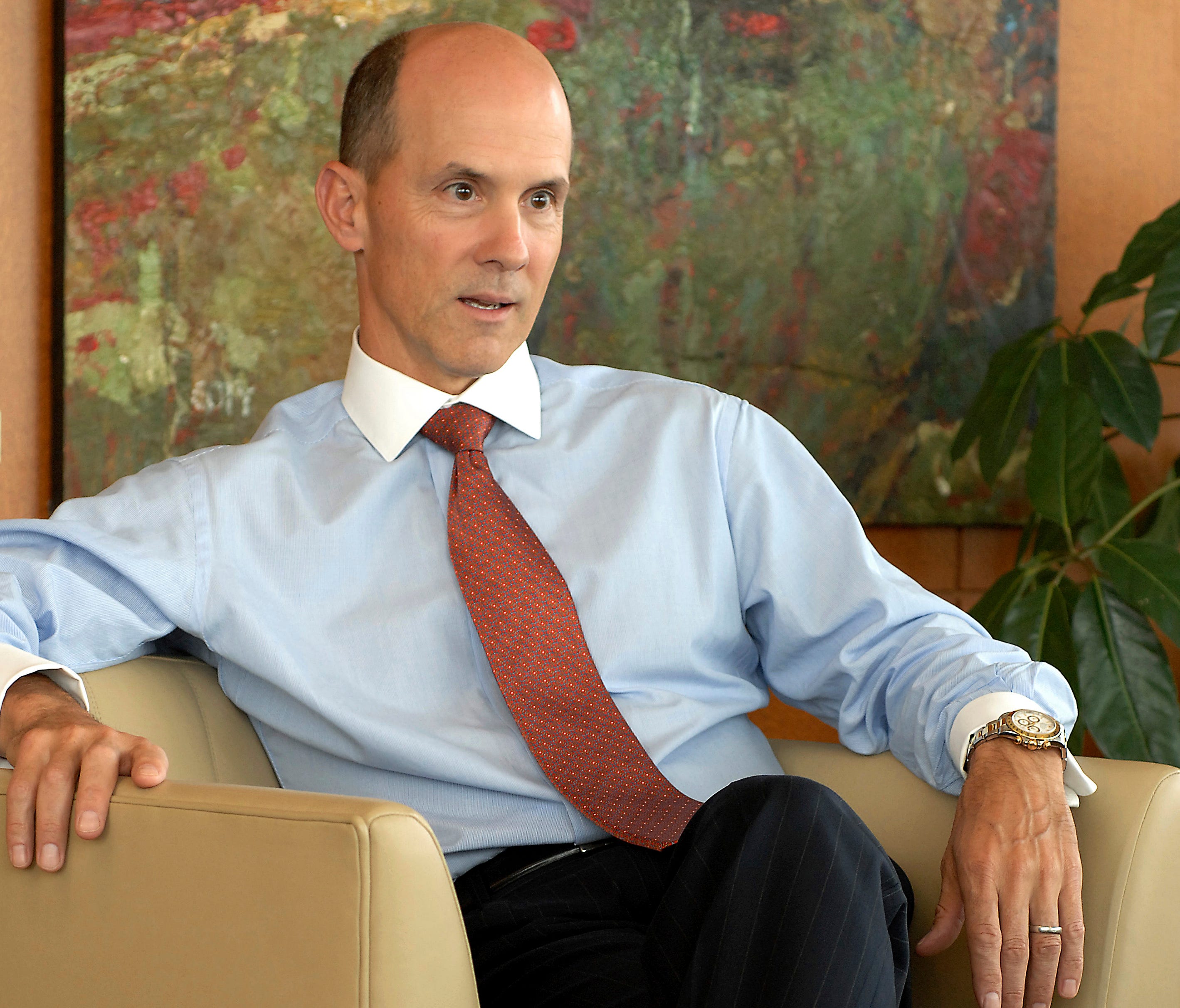 File photo taken in 2007 shows then-Equifax CEO and President Richard Smith at the credit-reporting company's headquarters.