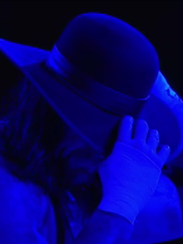 When the Undertaker removed his hat after his WrestleMania