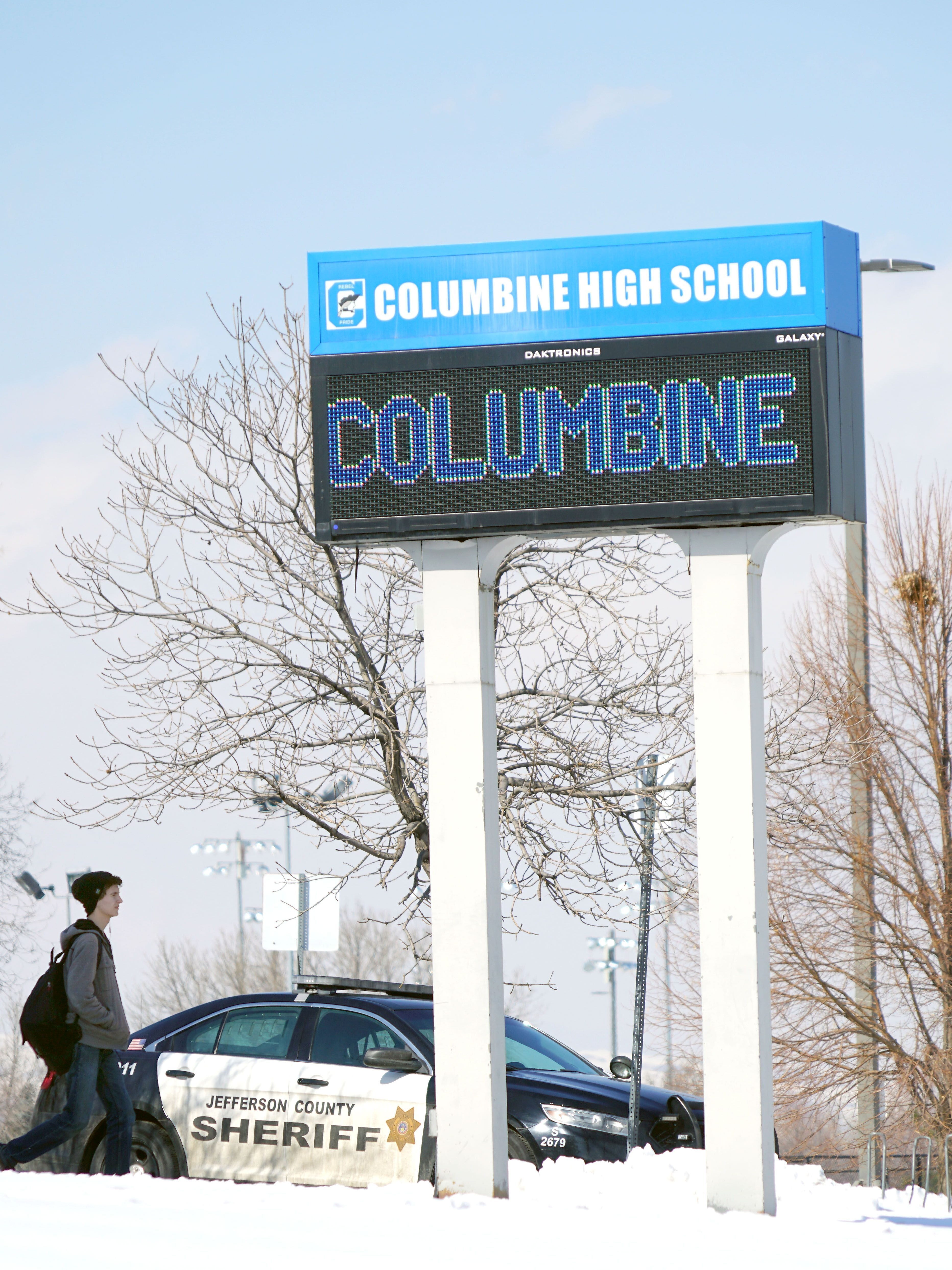 columbine kentucky shooters suspended students school two halloween costume after costumes dressed showing wednesday