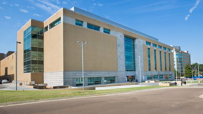 The new medical education building at the University of Mississippi Medical Center was dedicated in August 2017.