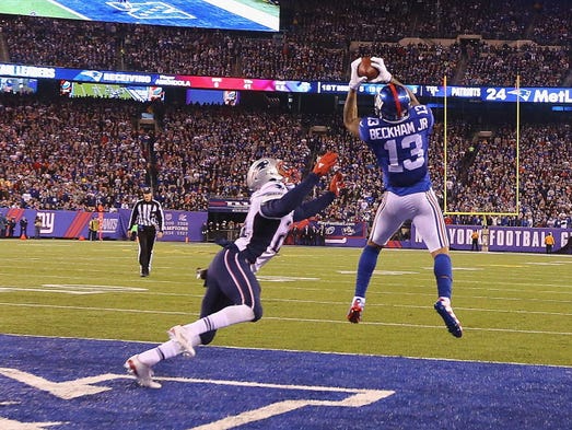 2015: Odell Beckham appeared to make a touchdown catch