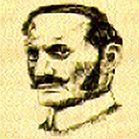 A contemporary sketch of Jewish emigre Aaron...