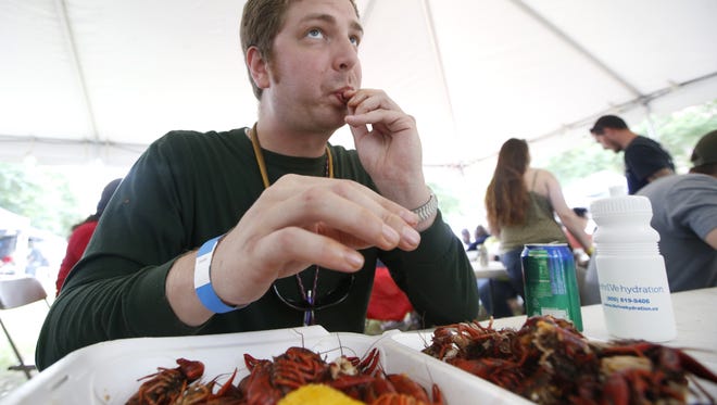 Did I mention I love food? Especially seafood. This plate of crawdads at the Crawfish Festival in 2015 didn't stand a chance.