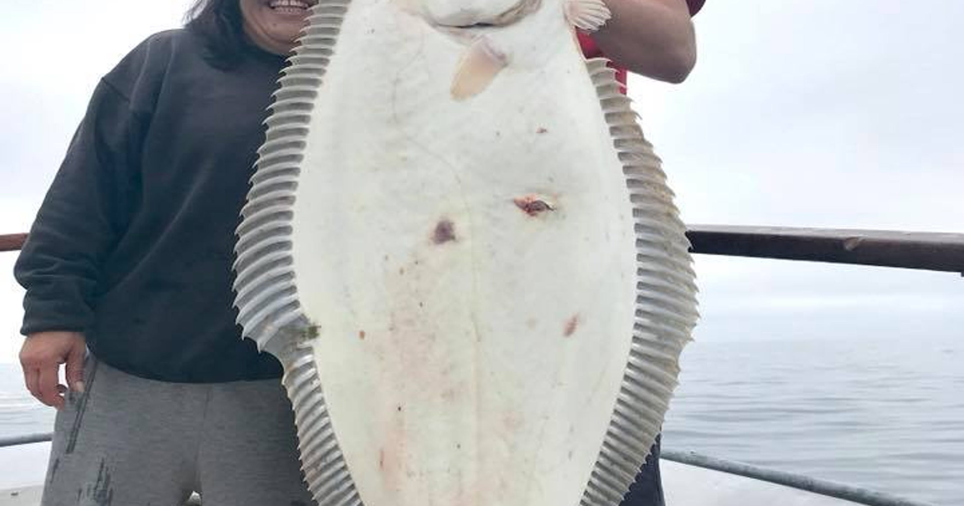 Big halibut could be record for Fountain Valley woman