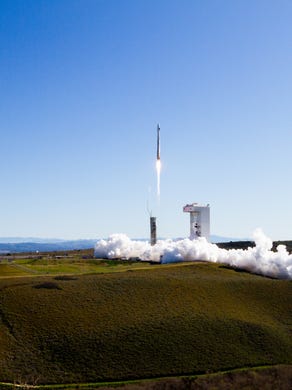 So far five military installations have been designated as Space Force bases: Patrick Air Force Base, Peterson, Schriever, and Buckley Air Force Bases in Colorado and Vandenberg Air Force Base in California. Shown is Vandenberg Air Force Base and a ULA Atlas V rocket.