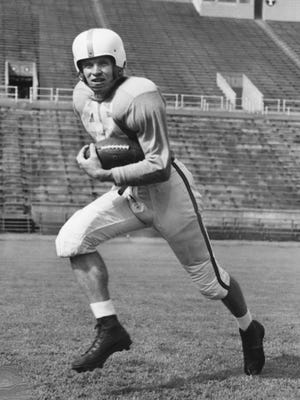 Johnny Majors as a player at Tennessee, long before he became coach of the Vols.
