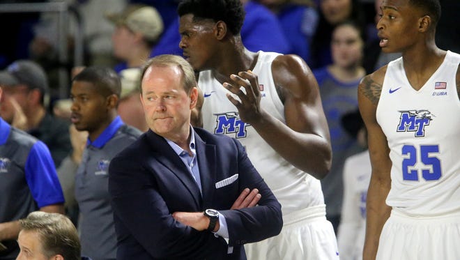 MTSU men's basketball coach Kermit Davis said the Blue Raiders are working to maintain success on a national level.