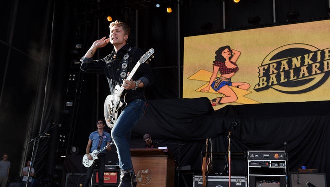 Frankie Ballard performs on the main stage at Faster Horses.
