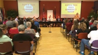 The Adams County Heroin Awareness Task Force holds its first community forum and panel discussion Thursday.