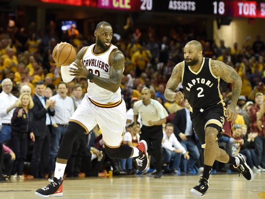 NBA: Playoffs-Toronto Raptors at Cleveland Cavaliers