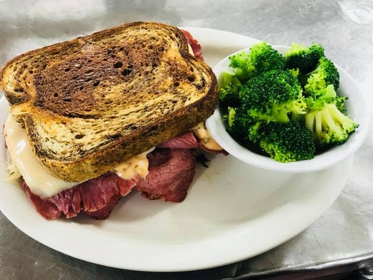 Try a Reuben sandwich and broccoli for lunch or dinner.