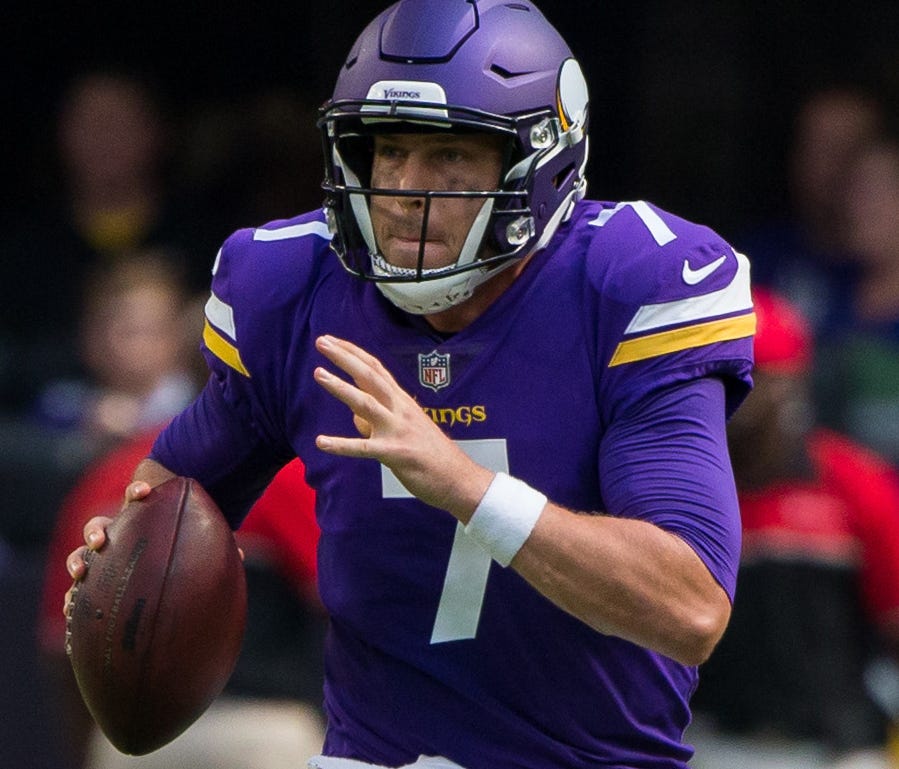 Vikings QB Case Keenum engineered an upset of the Bus with three TD passes Sunday.