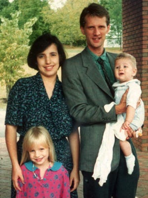 Vidar and Delfina Lillelid of Powell, Tennessee, are shown in an undated family photo with their children, Tabitha and Peter. The Lillelids were shot to death April 6, 1997, while returning from a Jehovah's Witnesses conference. Tabitha, 6, died later in a hospital; Peter, 2, survived.