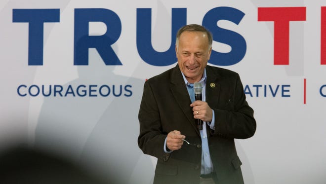 U.S. Rep. Steve King campaigned heavily for Ted Cruz during the Iowa caucuses campaign.