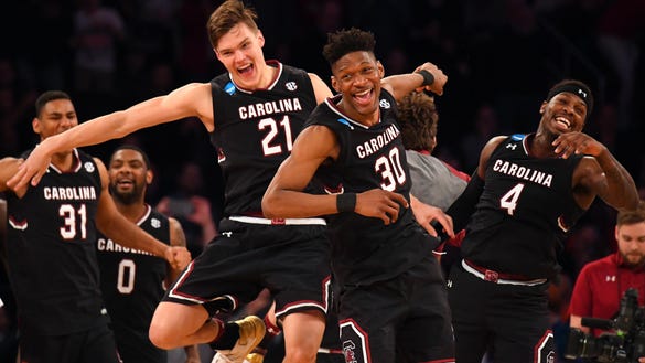 South Carolina showed total class after blowing out Baylor in the Sweet 16