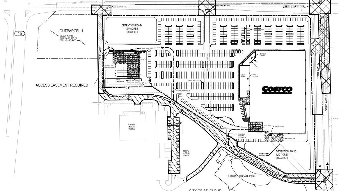 Costco Locations Minnesota Map Costco Offers St. Cloud $3.53M To Build At Heritage Park