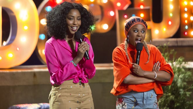 '2 Dope Queens' co-founders/hosts Jessica Williams, left, and Phoebe Robinson, are bringing their popular podcast to HBO.