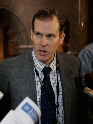 Darren Dopp in Albany in 2007 while working for then-Gov. Eliot Spitzer.