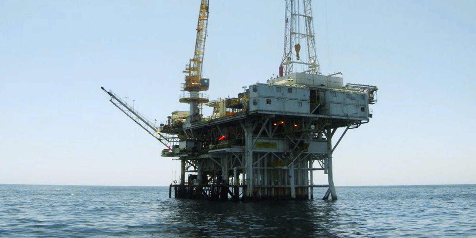 Historic Oil Platform Off Santa Barbara Turns Into A Rusty Ghost Ship